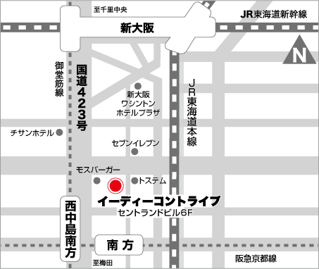 大阪支社地図
